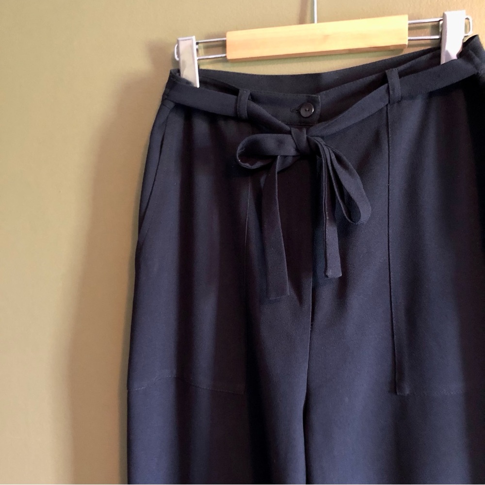 Navy palazzo pants